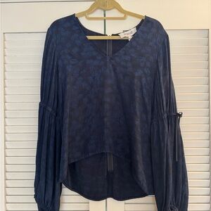 Derek Lam Deep Blue Blouse